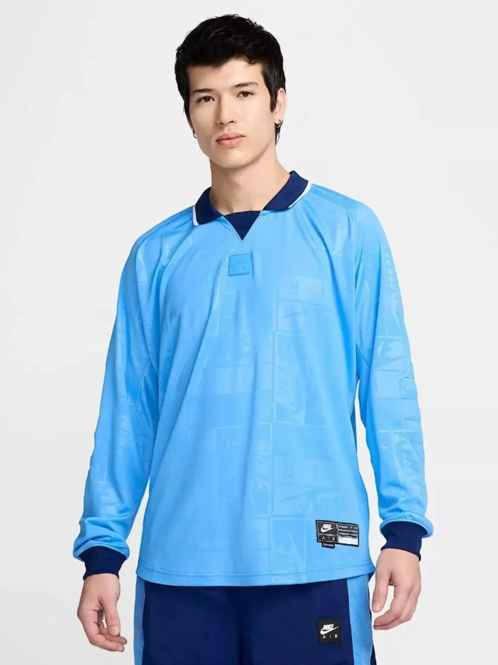 Nike Air Men's Long Sleeve Jersey University Blue Navy Size S L XL HM8987-412